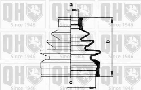 Quinton Hazell QJB920 - Bellow, drive shaft autospares.lv