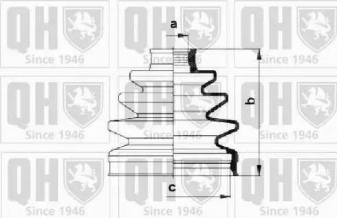 Quinton Hazell QJB974 - Bellow, drive shaft autospares.lv