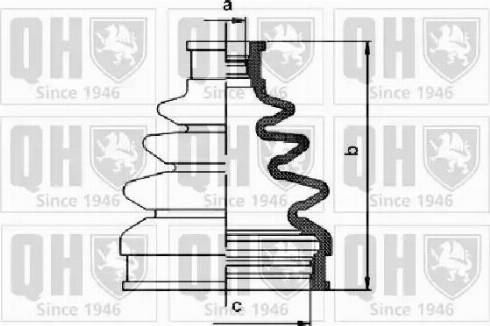 Quinton Hazell QJB1084 - Bellow, drive shaft autospares.lv