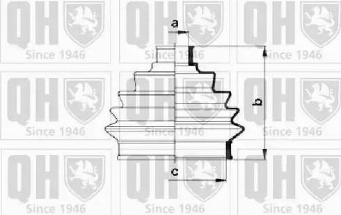 Quinton Hazell QJB123 - Bellow, drive shaft autospares.lv