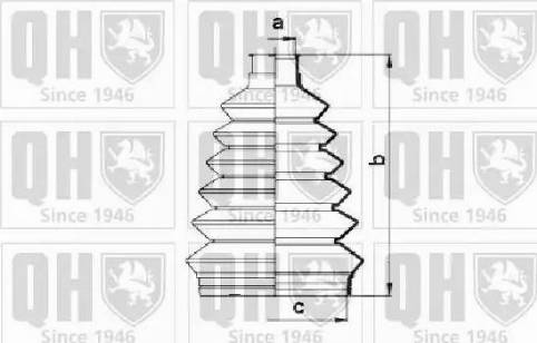 Quinton Hazell QJB866 - Bellow, drive shaft autospares.lv