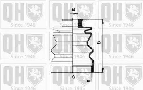 Quinton Hazell QJB361 - Bellow, drive shaft autospares.lv