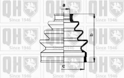 Quinton Hazell QJB269 - Bellow, drive shaft autospares.lv