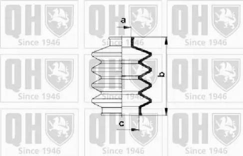 Quinton Hazell QJB2184 - Bellow, drive shaft autospares.lv