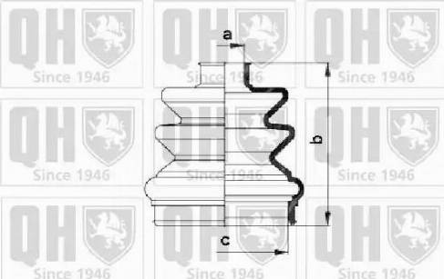 Quinton Hazell QJB282 - Bellow, drive shaft autospares.lv