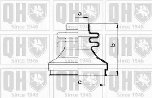 Quinton Hazell QJB789 - Bellow, drive shaft autospares.lv