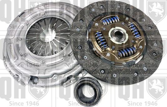 Quinton Hazell QKT4209AF - Clutch Kit autospares.lv