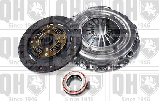 Quinton Hazell QKT1483AF - Clutch Kit autospares.lv