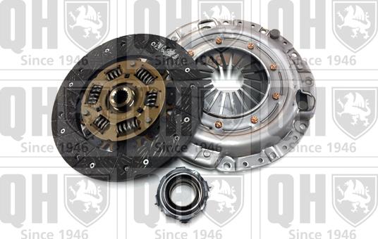 Quinton Hazell QKT1522AF - Clutch Kit autospares.lv