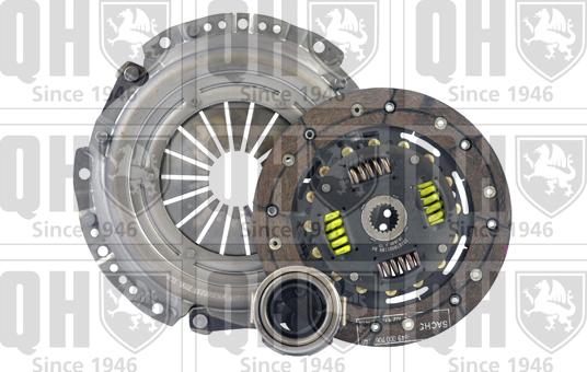 Quinton Hazell QKT1116AF - Clutch Kit autospares.lv