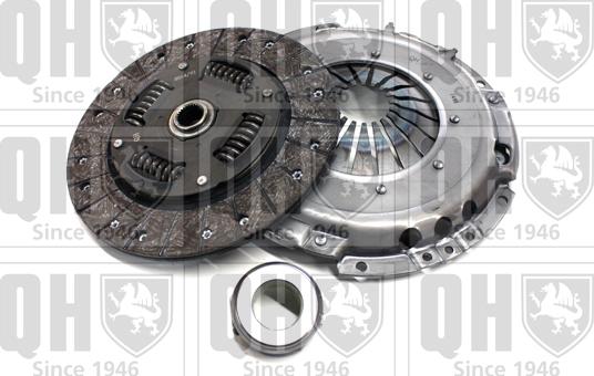 Quinton Hazell QKT1834AF - Clutch Kit autospares.lv