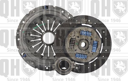 Quinton Hazell QKT1721AF - Clutch Kit autospares.lv