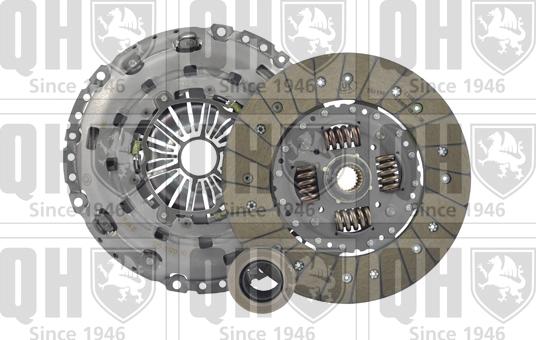 Quinton Hazell QKT2496AF - Clutch Kit autospares.lv