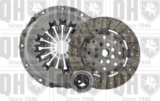 Quinton Hazell QKT2593AF - Clutch Kit autospares.lv