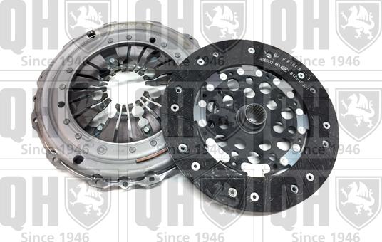 Quinton Hazell QKT2584AF - Clutch Kit autospares.lv