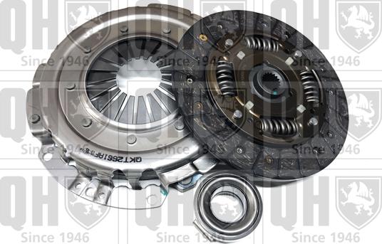 Quinton Hazell QKT2661AF - Clutch Kit autospares.lv