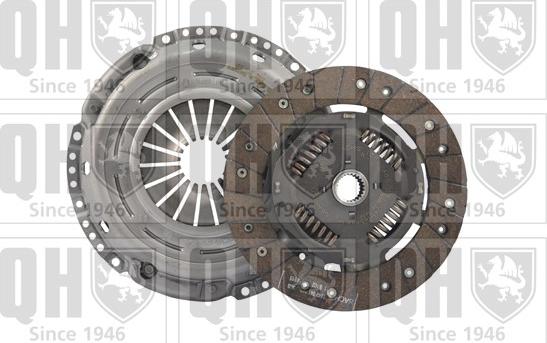 Quinton Hazell QKT2163AF - Clutch Kit autospares.lv