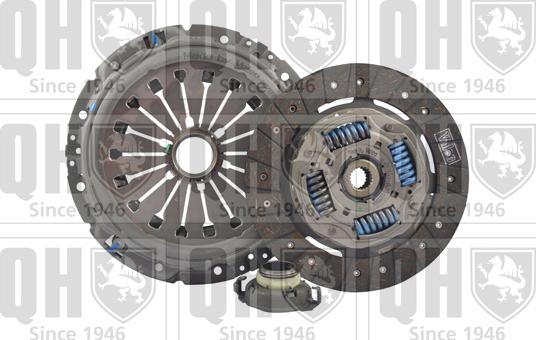 Quinton Hazell QKT2122AF - Clutch Kit autospares.lv