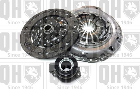 Quinton Hazell QKT2764AF - Clutch Kit autospares.lv