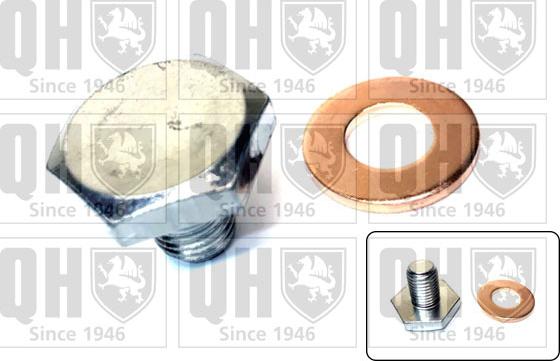 Quinton Hazell QOC1002 - Sealing Plug, oil sump autospares.lv