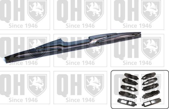 Quinton Hazell QRW014 - Wiper Blade autospares.lv