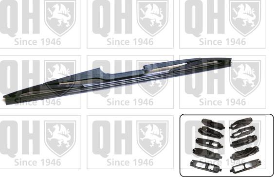 Quinton Hazell QRW015 - Wiper Blade autospares.lv