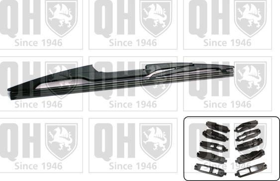 Quinton Hazell QRW012 - Wiper Blade autospares.lv