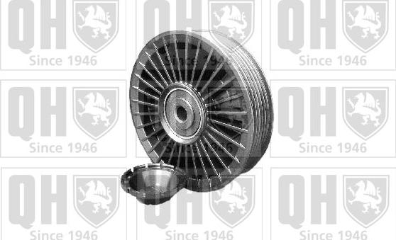 Quinton Hazell QTA1085 - Pulley, v-ribbed belt autospares.lv