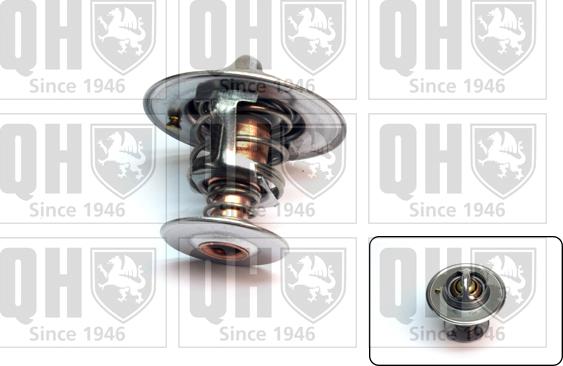 Quinton Hazell QTH557 - Coolant thermostat / housing autospares.lv