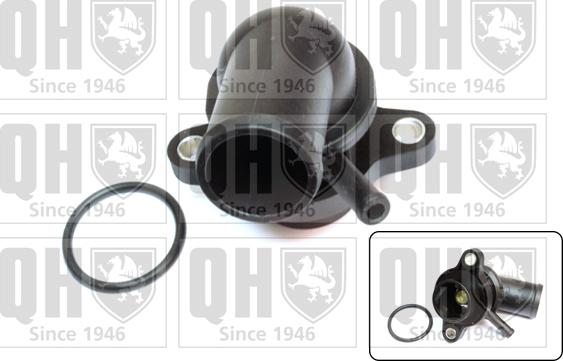 Quinton Hazell QTH515K - Coolant thermostat / housing autospares.lv