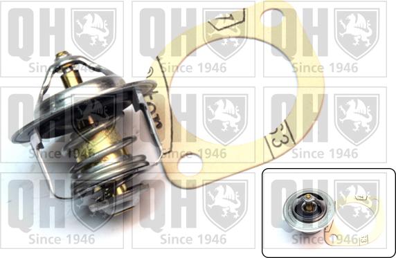 Quinton Hazell QTH580K - Coolant thermostat / housing autospares.lv