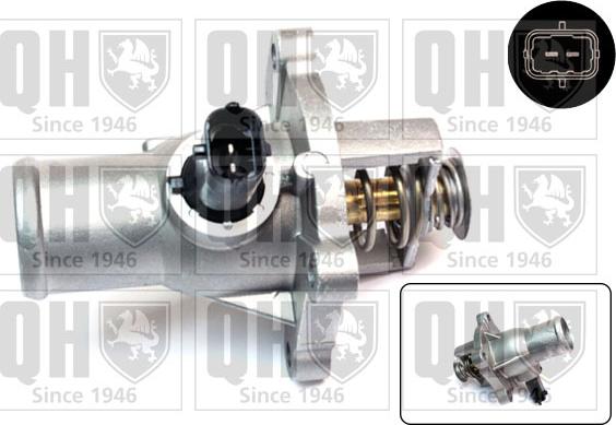 Quinton Hazell QTH645K - Coolant thermostat / housing autospares.lv