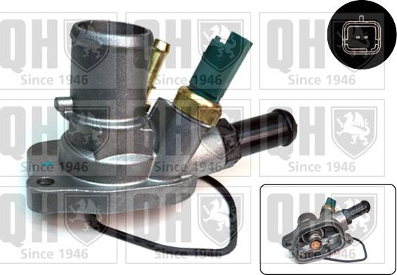 Quinton Hazell QTH642K - Coolant thermostat / housing autospares.lv