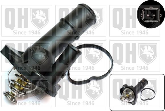 Quinton Hazell QTH617K - Coolant thermostat / housing autospares.lv
