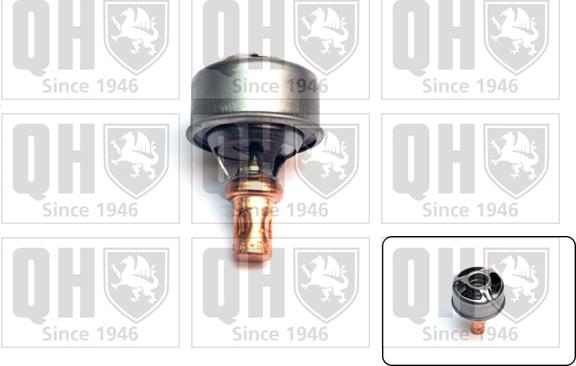 Quinton Hazell QTH114K - Coolant thermostat / housing autospares.lv
