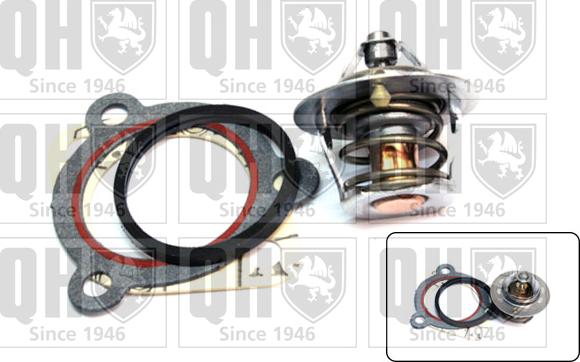 Quinton Hazell QTH209K - Coolant thermostat / housing autospares.lv