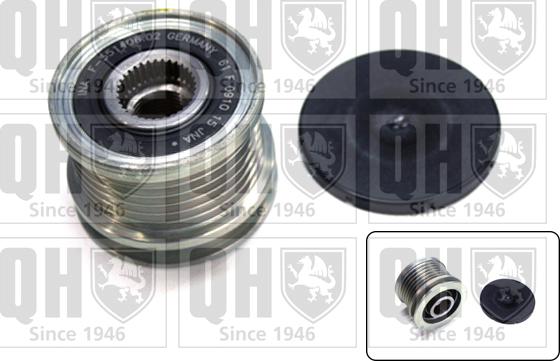 Quinton Hazell QTR116 - Pulley, alternator, freewheel clutch autospares.lv