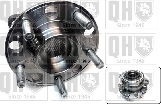 Quinton Hazell QWB1627 - Wheel hub, bearing Kit autospares.lv