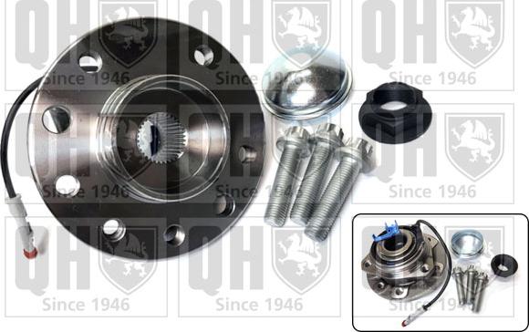 Quinton Hazell QWB1308 - Wheel hub, bearing Kit autospares.lv