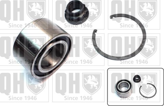 Quinton Hazell QWB1290 - Wheel hub, bearing Kit autospares.lv