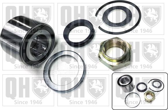 Quinton Hazell QWB1227 - Wheel hub, bearing Kit autospares.lv