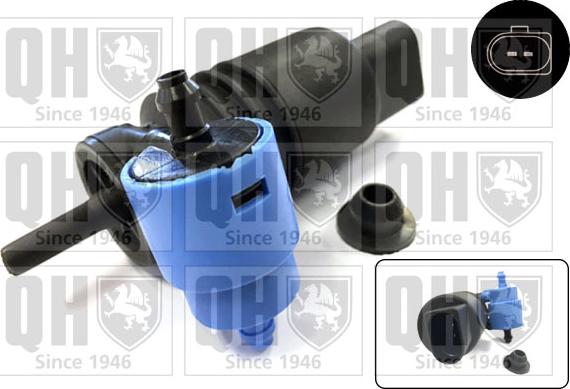 Quinton Hazell QWP041 - Water Pump, window cleaning autospares.lv