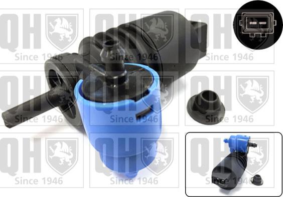 Quinton Hazell QWP037 - Water Pump, window cleaning autospares.lv
