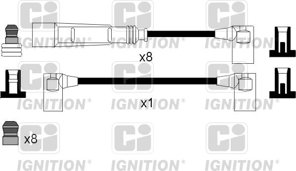 Quinton Hazell XC991 - Ignition Cable Kit autospares.lv