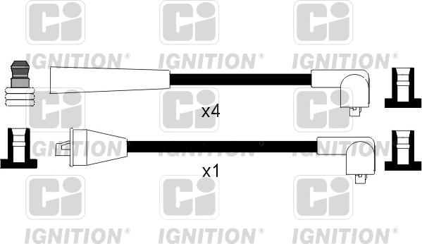 Quinton Hazell XC949 - Ignition Cable Kit autospares.lv