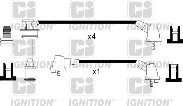 Quinton Hazell XC955 - Ignition Cable Kit autospares.lv
