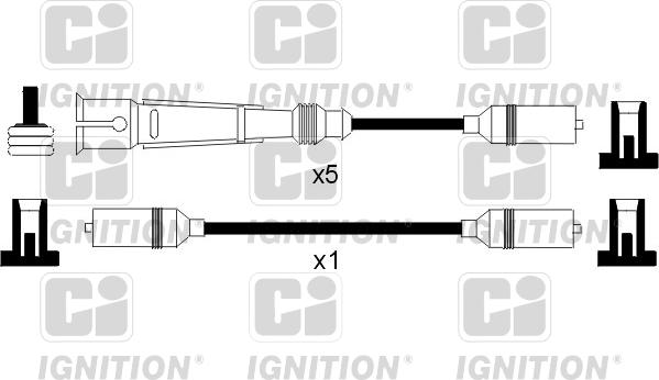 Quinton Hazell XC953 - Ignition Cable Kit autospares.lv