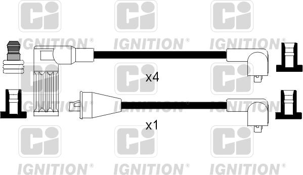 Quinton Hazell XC908 - Ignition Cable Kit autospares.lv