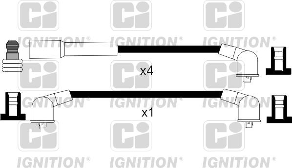 Quinton Hazell XC903 - Ignition Cable Kit autospares.lv