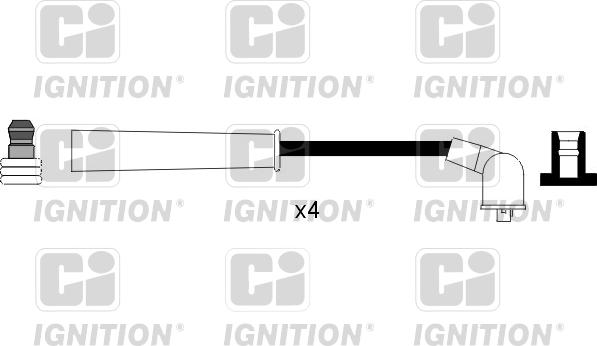 Quinton Hazell XC919 - Ignition Cable Kit autospares.lv